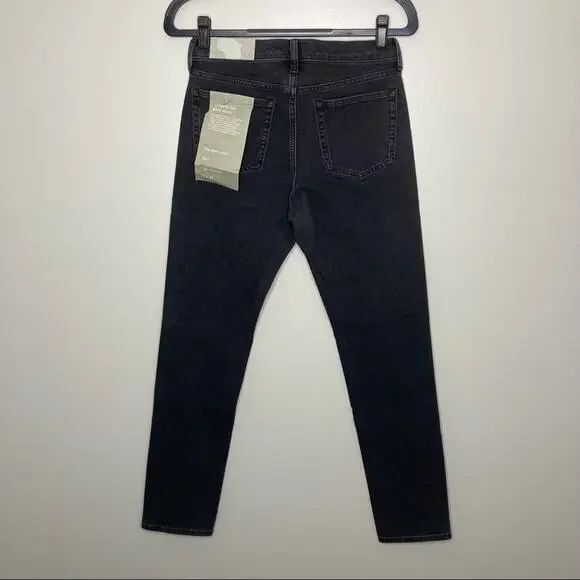 NWT EVERLANE The Slim Jean High Stretch 29x32 Black